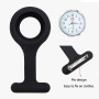 SHUBEIEUMI Reloj Enfermera, Luz Nocturna, Reloj De EnfermeríA Broche, Gel De SíLice con Broche/Clip, Regalo para Enfermera