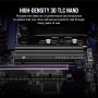 Corsair MP600 Elite SSD NVMe M.2 PCIe Gen4 x4 de 2 TB - M.2 2280 - Lectura Secuencial de hasta 7.000 MB/s - NAND 3D TLC de Alta