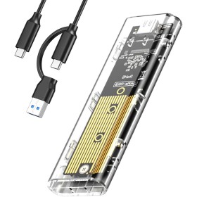 Carcasa M.2 Carcasa nvme m.2 Carcasa ssd m2 nvme,USB C Carcasa Disco Duro ssd Caja Disco Duro Lector Disco Duro 10Gbps USB3.1
