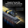 ORICO OG7000 2TB NVMe SSD, PCIe Gen4 M.2 SSD, hasta 7400MB/s, Solución Térmica de Grafeno, Ideal para Edición 4K, Renderizado