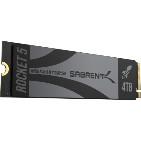 SABRENT Rocket 5 de 4TB Unidad SSD M.2 PCIe Gen 5 14GB/s X4 NVMe Interna de Rendimiento avanzado (SB-RKT5-4TB)