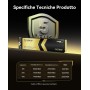 ORICO OG7000 2TB NVMe SSD, PCIe Gen4 M.2 SSD, hasta 7400MB/s, Solución Térmica de Grafeno, Ideal para Edición 4K, Renderizado