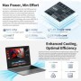 TECLAST F16Pro Laptop 15.6 pulgadas, 16GB RAM 512GB SSD, para CPU Inte