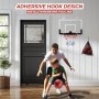 wulwun Mini Canasta de Baloncesto para Niños - Set Completo con Opciones de Montaje Versátiles y Protección para Puertas y
