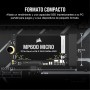 Corsair MP600 Micro 2TB M.2 NVMe PCIe x4 Gen4 SSD – M.2 2242 – hasta 7.000 MB/s de Lectura Secuencial – Compatible con Los