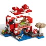 LEGO Minecraft La Casa-Champiñaca Juguete de Construcción para Niños y Niñas de 8 Años o Más, Isla y Personajes del Videojuego