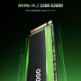 SAN ZANG MASTER M.2 SSD NVMe SSD PCIe Gen3x4 2280 Unidad interna de estado sólido, hasta 1700 MB/s, flash 3D NAND TLC,