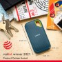 SanDisk 2TB Extreme SSD portátil, USB-C, Memoria de estado sólido NVMe externa, hasta 1050 MB/s, Clasificación IP65 de