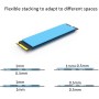 GLOTRENDS [10 Packs] Almohadilla térmica M.2 Apto para SSD M.2, Apto para SSD NVMe, Apto para SSD PS5, Apto para disipador de