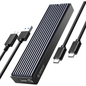 ORICO Carcasa SSD M.2 NVMe, Adaptador Externo USB C USB 3.2 Gen2 10Gpbs a M.2 PCIe Caja para Discos Duros 2230/2242/2260/2280