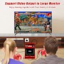 UNICO SNK MVS Mini Arcade y Juego de Mando Rojo [Cable HDMI Incluido], Precargado con 45 Juegos SNK Neo Geo con Licencia