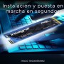 Integral Disco Duro sólido 500GB SSD M.2 2280 NVME 1.2 PCIe Gen3x4 R-2000MB/s W-1600MB/s M1