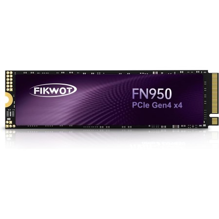 Fikwot FN955 2TB M.2 PCIe Gen4 Unidad Interna de Estado sólido con Adhesivo de refrigeración de grafeno - hasta 7350MB/s, Caché