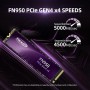 Fikwot FN955 2TB M.2 PCIe Gen4 Unidad Interna de Estado sólido con Adhesivo de refrigeración de grafeno - hasta 7350MB/s, Caché