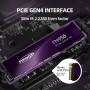 Fikwot FN955 2TB M.2 PCIe Gen4 Unidad Interna de Estado sólido con Adhesivo de refrigeración de grafeno - hasta 7350MB/s, Caché