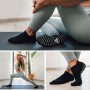 All Things Accessory 3 Pairs of Non-Slip Socks for Yoga, Pilates, Martial Arts, Fitness, Dance Barre, Ankle Socks with Grip,