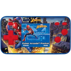 Lexibook, Spider-Man, Cyber Arcade Pocket, Consola de Juegos portátil, 150 Juegos, Pantalla LCD de 1,8", Funciona con Pilas,