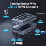 ACASIS Caja SSD M.2 NVMe 40Gbps, TBU405 para M1 M2 Pro/MAX, Compatible con Thunderbolt 4/3/USB3.2/3.1/3.0/2.0, Soporte para