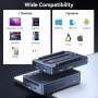 ACASIS Caja SSD M.2 NVMe 40Gbps, TBU405 para M1 M2 Pro/MAX, Compatible con Thunderbolt 4/3/USB3.2/3.1/3.0/2.0, Soporte para