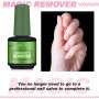 Removedor Quita Esmalte Semipermanente para Uñas, Nail Remover Quitaesmalte Rápido y Fácil sin Lastimar con Lima. Empuja