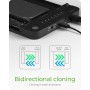 Icy Box HDD/M.2 NVMe SSD Docking Station USB 3.2 Gen 2 (10 Gbps), estación de clonación y Lector de Discos Duros (SATA 2,5/3,5