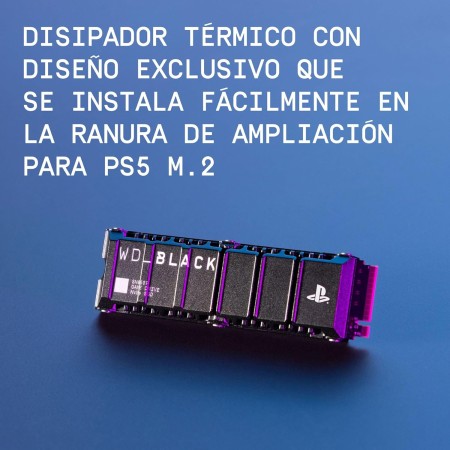WD_BLACK SN850P SSD PS5, 2TB M.2 2280, Licencia Oficial para Consolas Playstation 5 PS5, Velocidades hasta 7300 MB/s, PCIe NVMe