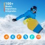Popglory Reloj Inteligente Mujer, Smartwatch Con Llamadas, Presión Arterial, 100+ Deportes, Frecuencia Respiratoria, Cardíaca,