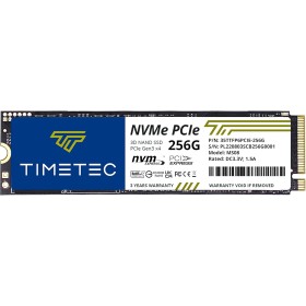 Timetec SSD de NVMe PCIe Gen3x4 8Gb/s M.2 2280 3D NAND TLC 150TBW Alto Rendimiento SLC Cache Velocidad de Lectura/Escritura