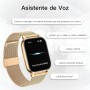 Popglory Reloj Inteligente Mujer, Smartwatch Con Llamadas, Presión Arterial, 100+ Deportes, Frecuencia Respiratoria, Cardíaca,