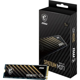 MSI Spatium M371 SSD 1TB PCIe 3.0 NVMe M.2 Unidad de Estado sólido Interna, 2350MB/s de Lectura y 1700MB/s de Escritura, 3D