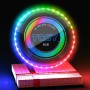 TOSY Disco Volador 16 Millones de Colores RGB o 36 LED, Brillante, Modos Inteligentes, iluminación automática, Recargable,