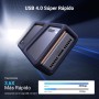 UGREEN Caja SSD M.2 NVMe 40Gbps, Carcasa M.2 PCIe UASP Trim USB 4.0 de 2230/2242/2260/2280 con M-Key o M+B Key Compatible con