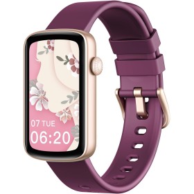 SHANG WING Reloj Inteligente para Mujer, Pulsera Inteligente con Oxímetro, IP68 Impermeable, DIY Esfera, Monitor Sueño,