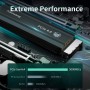 fanxiang S660 SSD 1TB PCIe 4.0 NVMe M.2 SSD Interna -con disipador de Calor, caché SLC dinámico, hasta 5000 MB/s, Compatible con