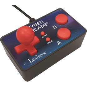 Lexibook - Consola de Juegos TV Cyber Arcade, 200 Juegos, Controlador Plug N’ Play, Juegos Retro, Deporte, Joystick, acción,