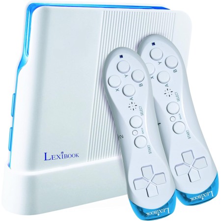 Lexibook - Consola de Juegos TV Cyber Arcade, 200 Juegos, Controlador Plug N’ Play, Juegos Retro, Deporte, Joystick, acción,