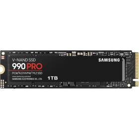 SAMSUNG Unidad de estado sólido 990 Pro M.2 1000 GB PCI Express 4.0 V-NAND MLC NVMe, negro, MZ-V9P1T0BW