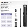 Victiv 224cm Tripode Movil Alto, Tripode para Movil con 35cm Cuello de Cisne& Mando a Distancia y Soporte para Teléfono Móvil,
