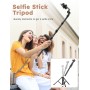 JOILCAN Tripode para Movil, 177,8 cm Profesional Estable Aluminiocon Trípode con Control Remoto & Teléfono Soporte，Extensible