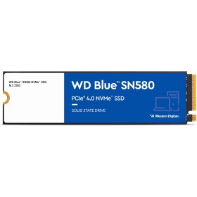 WD Blue SN580 1 TB, M.2 NVMe SSD, PCIe Gen4 x4, con hasta 4.150 MB/s de velocidad de lectura.