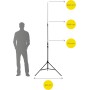 Trípode 180 para proyectores, trípode ligero ajustable 100-180 cm, compatible con cámaras y videocámaras, soporte universal