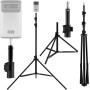 Trípode 180 para proyectores, trípode ligero ajustable 100-180 cm, compatible con cámaras y videocámaras, soporte universal