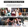 LiangMai Sport Tape White, Sport Tape Set of 4 Rolls (3.8cm x 10m) Self-adhesive Tape with Extra Strong Adhesive Strength, Skin