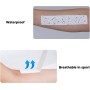 LiangMai Sport Tape White, Sport Tape Set of 4 Rolls (3.8cm x 10m) Self-adhesive Tape with Extra Strong Adhesive Strength, Skin