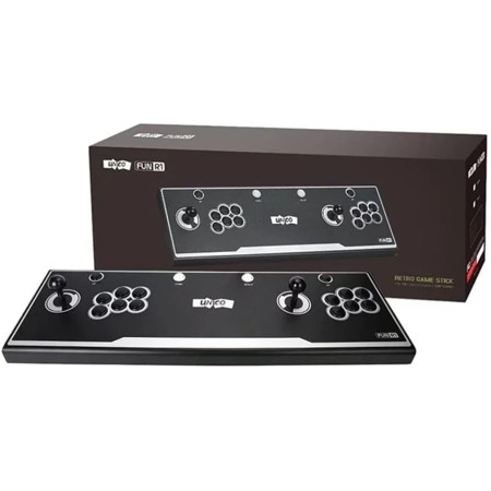 Unico Retro Arcade Console Stick, 44 Juegos SNK con Licencia Oficial Precargados, Compatible con Salida AV y HDMI con 2