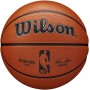 Wilson Pelota de baloncesto NBA AUTHENTIC SERIES, Exterior, Caucho Tackskin, Tamaño: 7, Marrón