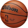 Wilson Pelota de baloncesto NBA AUTHENTIC SERIES, Exterior, Caucho Tackskin, Tamaño: 7, Marrón