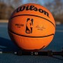 Wilson Pelota de baloncesto NBA AUTHENTIC SERIES, Exterior, Caucho Tackskin, Tamaño: 7, Marrón