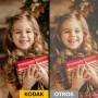 Kodak Mini 2 Retro 4Pass, Impresora Fotográfica + 68 Fotos, Fotos Instantáneas Tamaño 54X86mm, Conexión Inalámbrica Bluetooth -