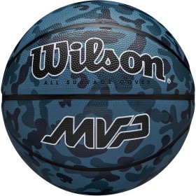 Wilson MVP Camo Basketball Blue